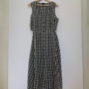 Who What Wear Gingham Dress Large